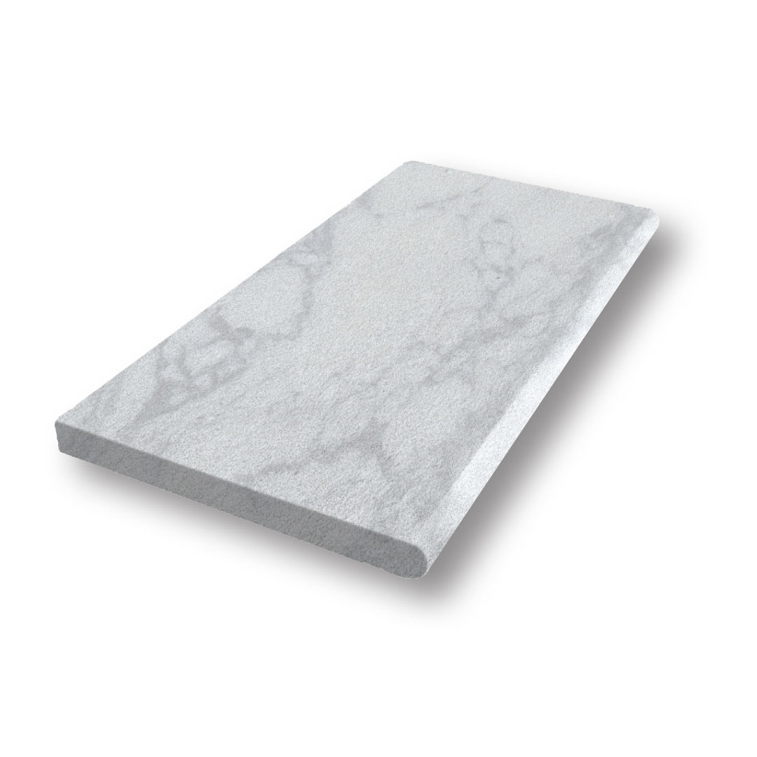 Argento Marble Tumbled Pool Coping