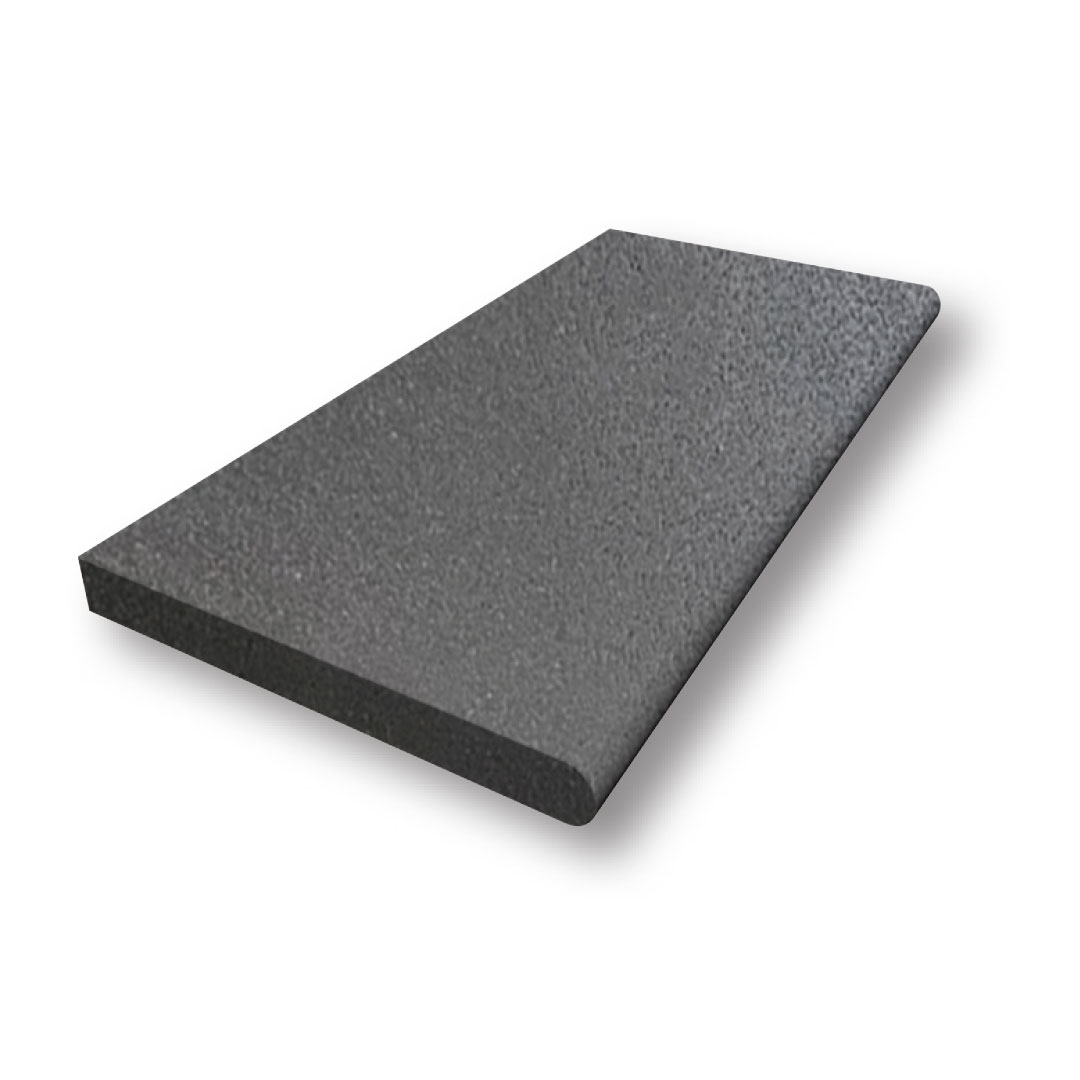 Black Basalt Marble Tumbled pool coping