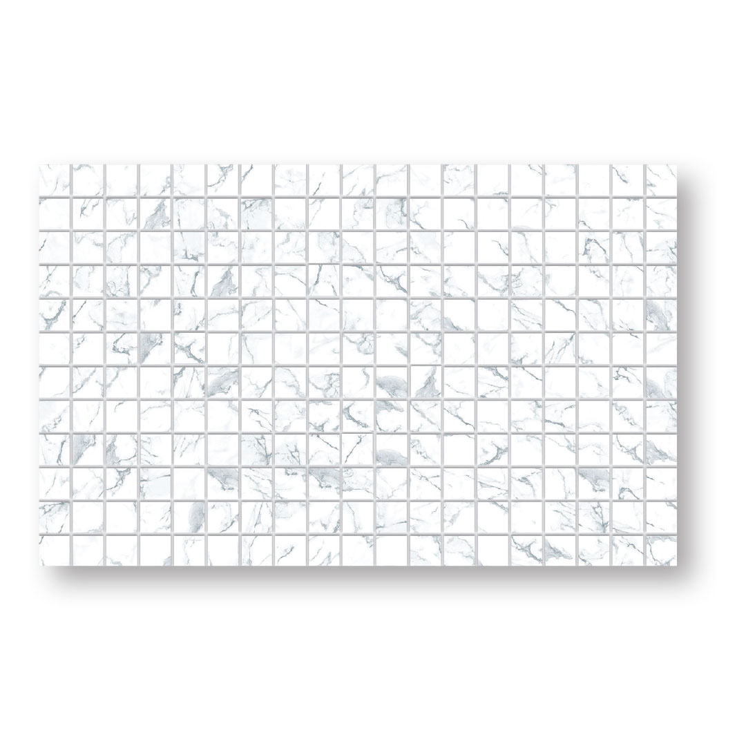 Calacatta Glass Mosaic 1x1