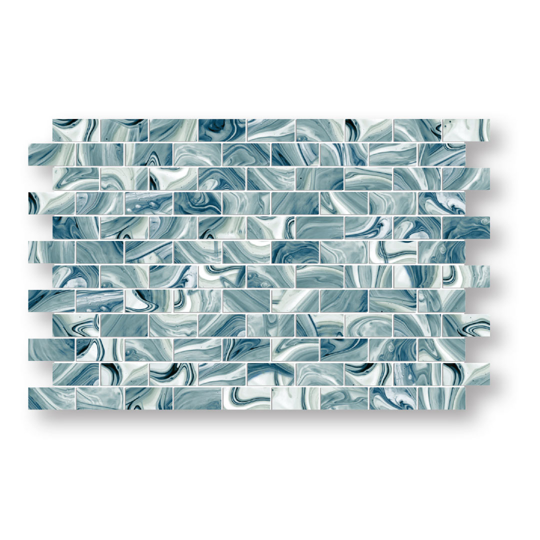 Como Glass Mosaic 1x2
