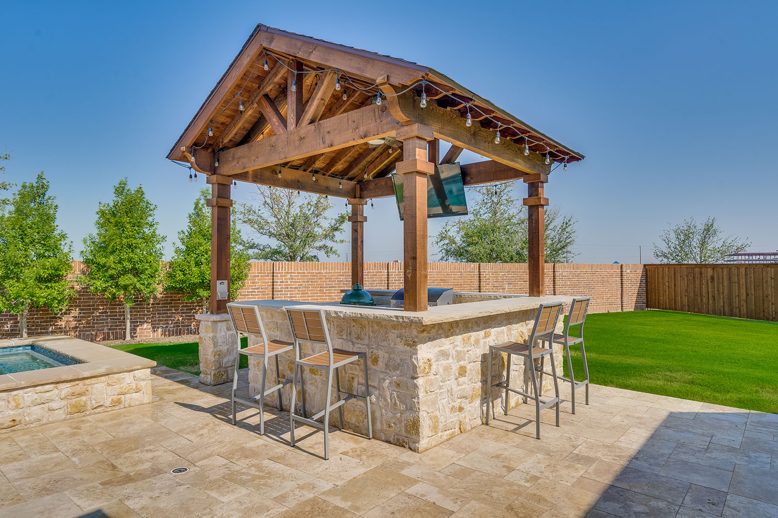dark walnut travertine