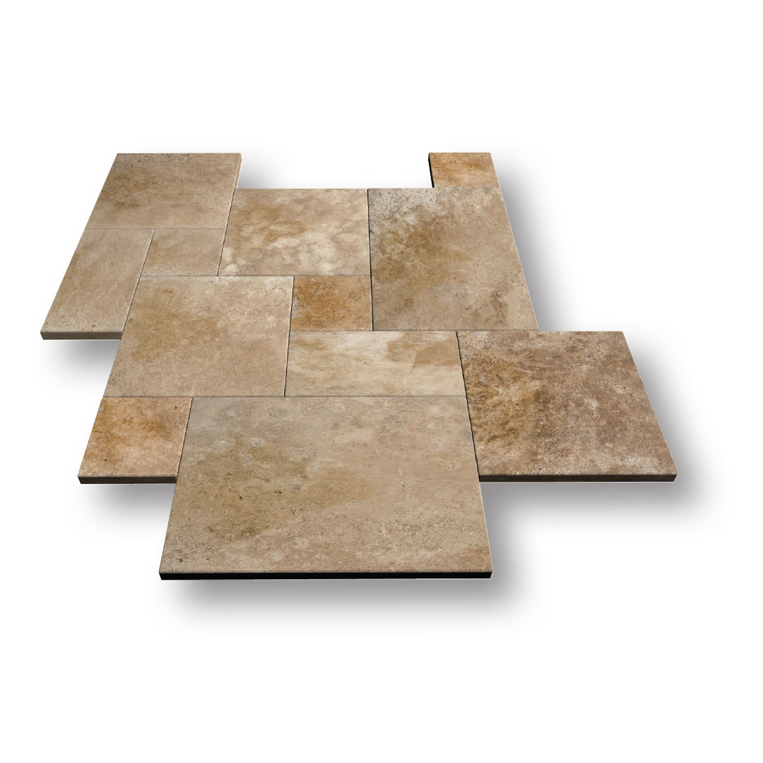 Dark Walnut Travertine Paver