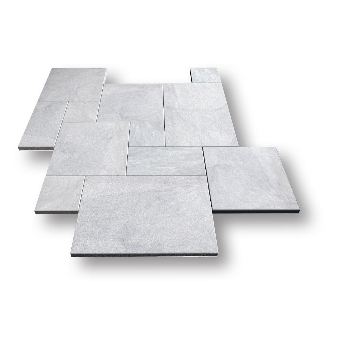 Grey Pearl Marble Blasted Paver
