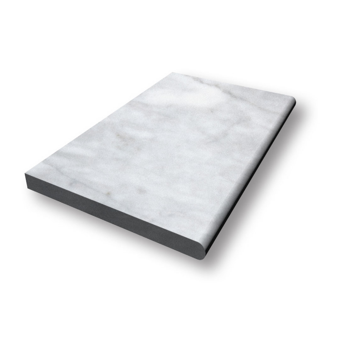 Grey Pearl Marble Tumbled Pool Coping