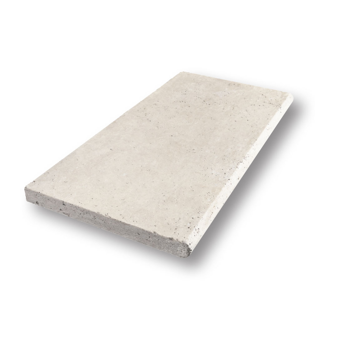 Ivory Travertine Tumbled pool coping
