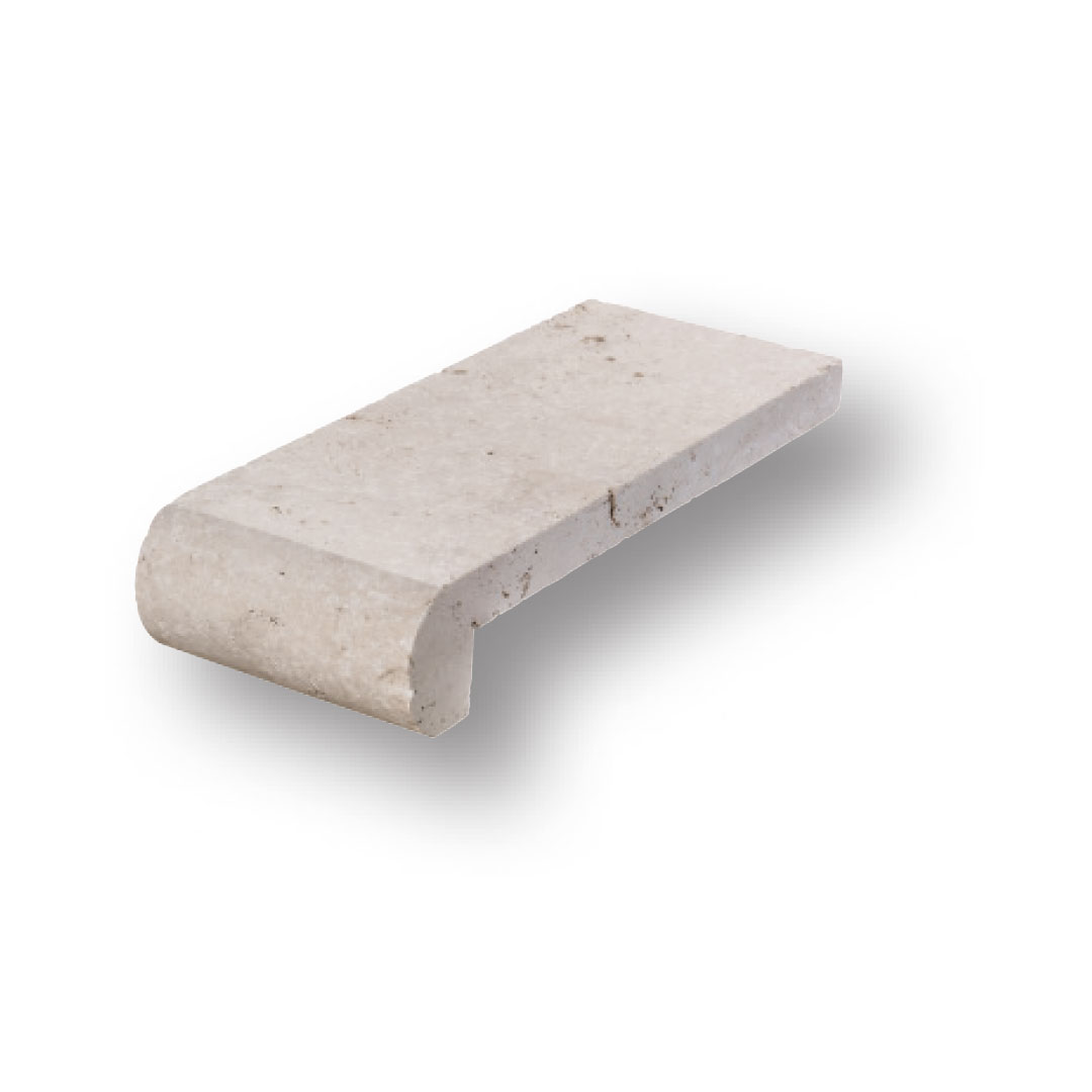 Ivory Travertine Remodel Pool Coping