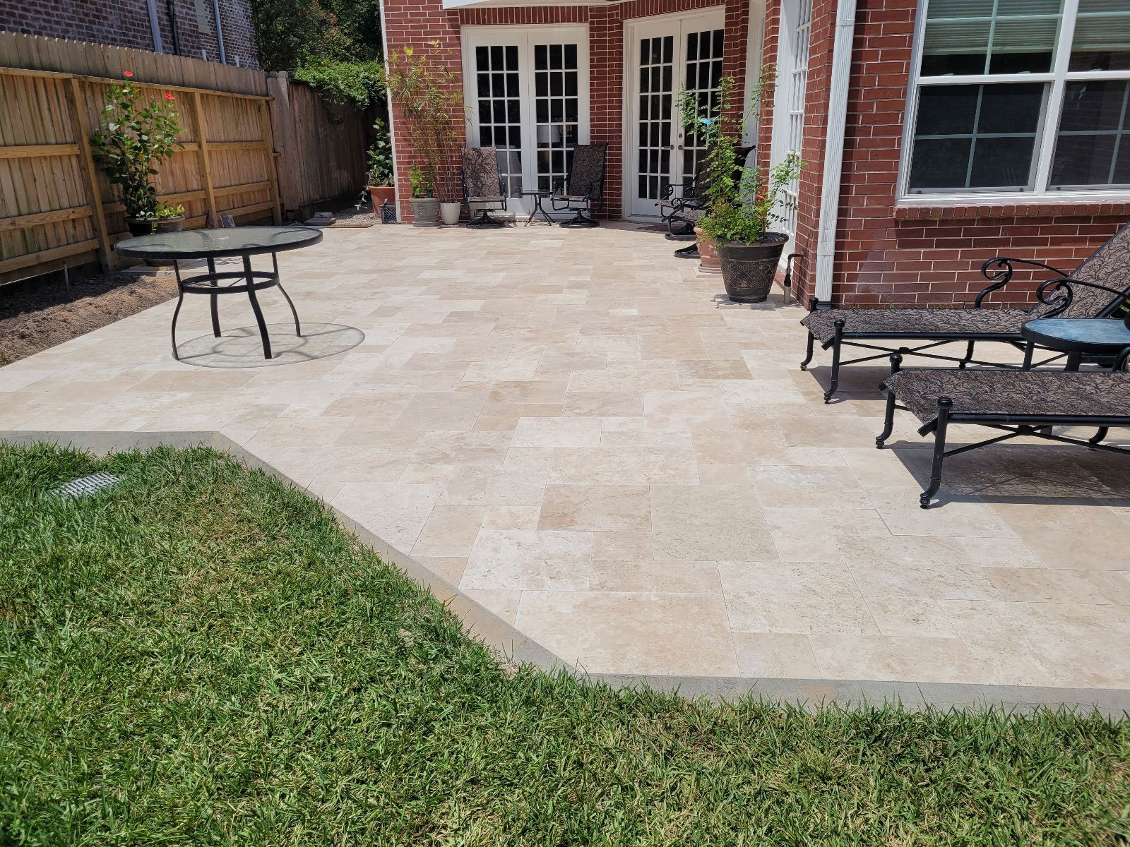 travertine pavers