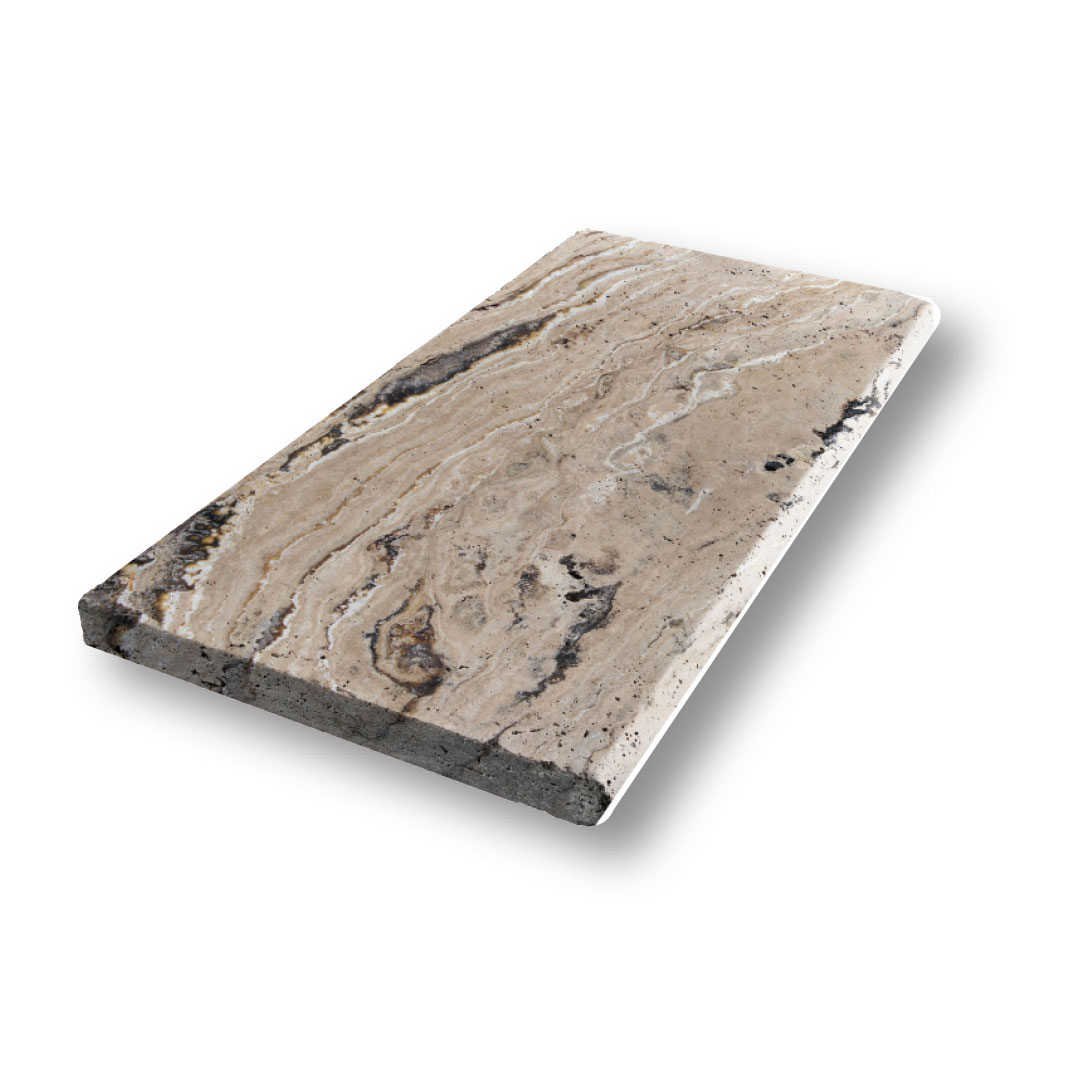 Leonardo Travertine Tumbled Pool Coping