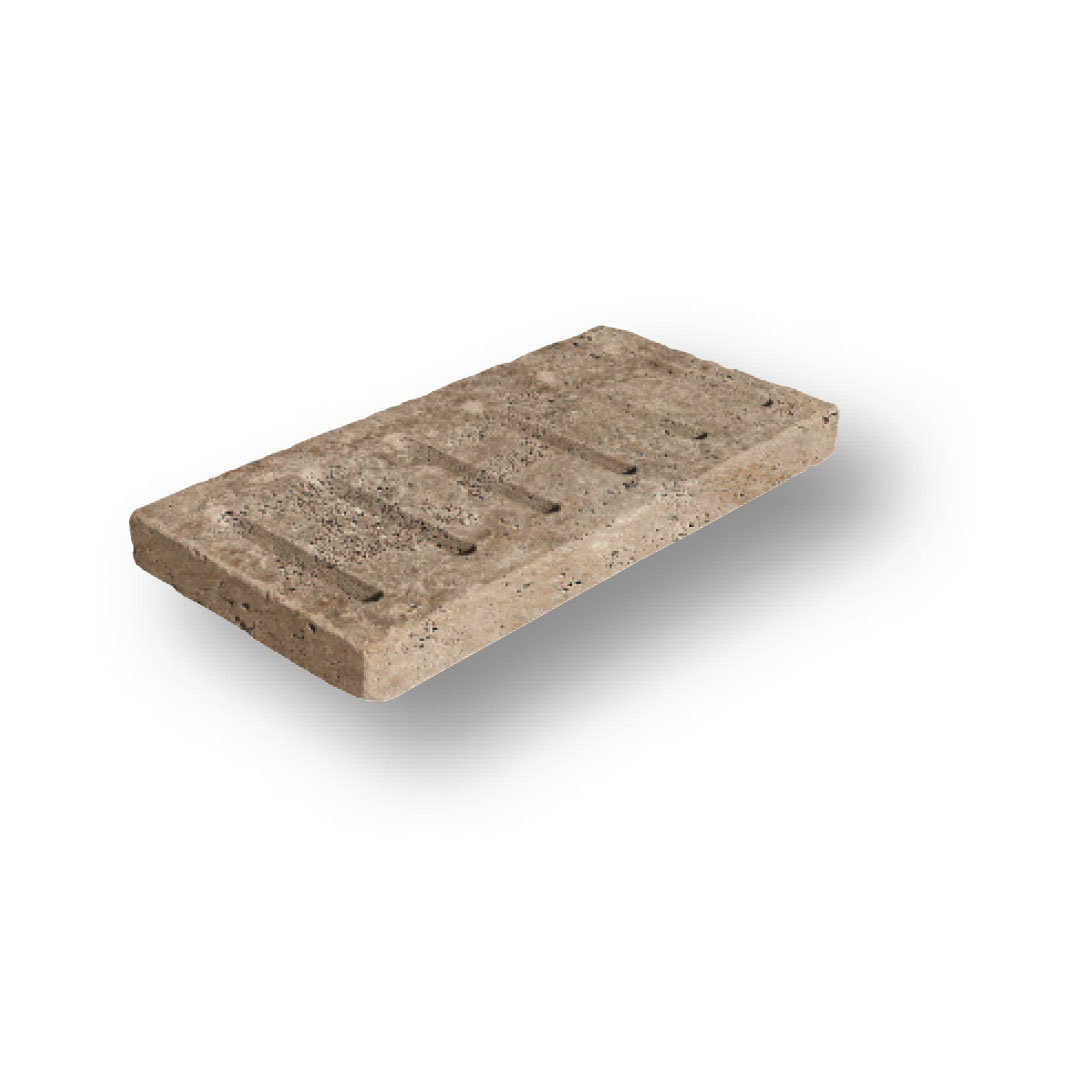 Light Walnut Travertine Drain