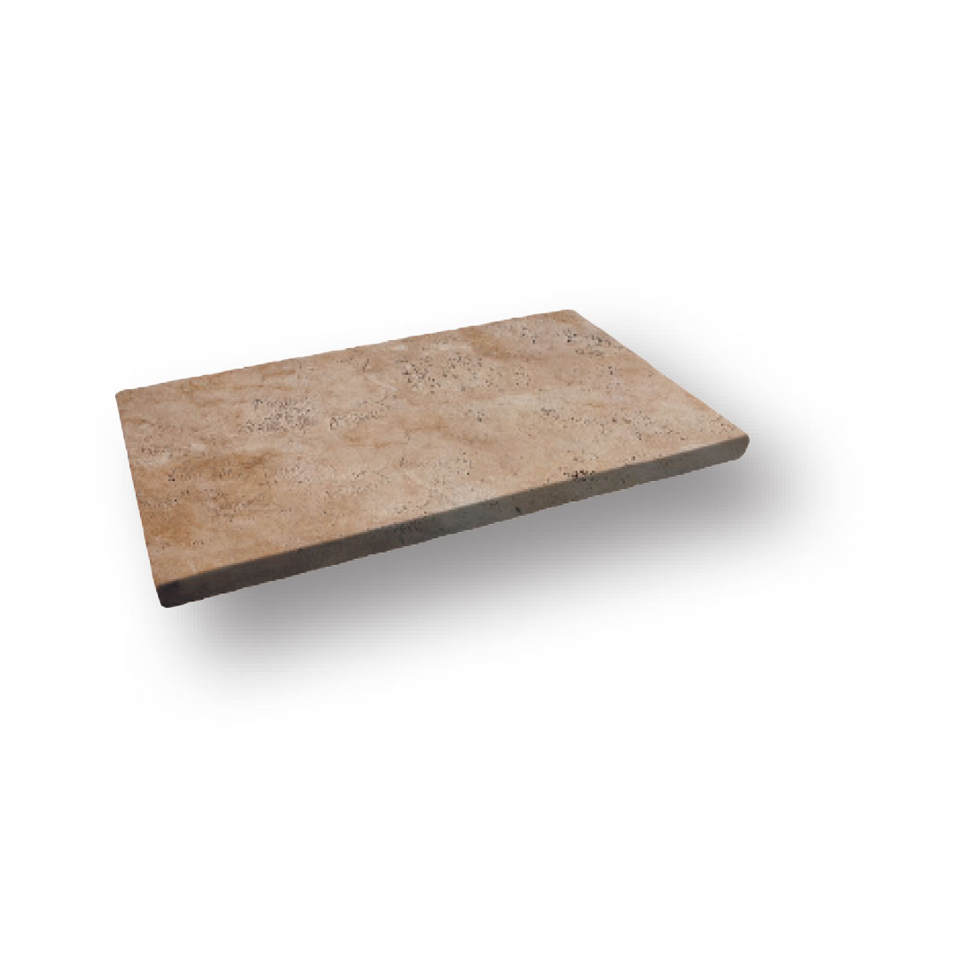 Light Walnut Travertine Edge