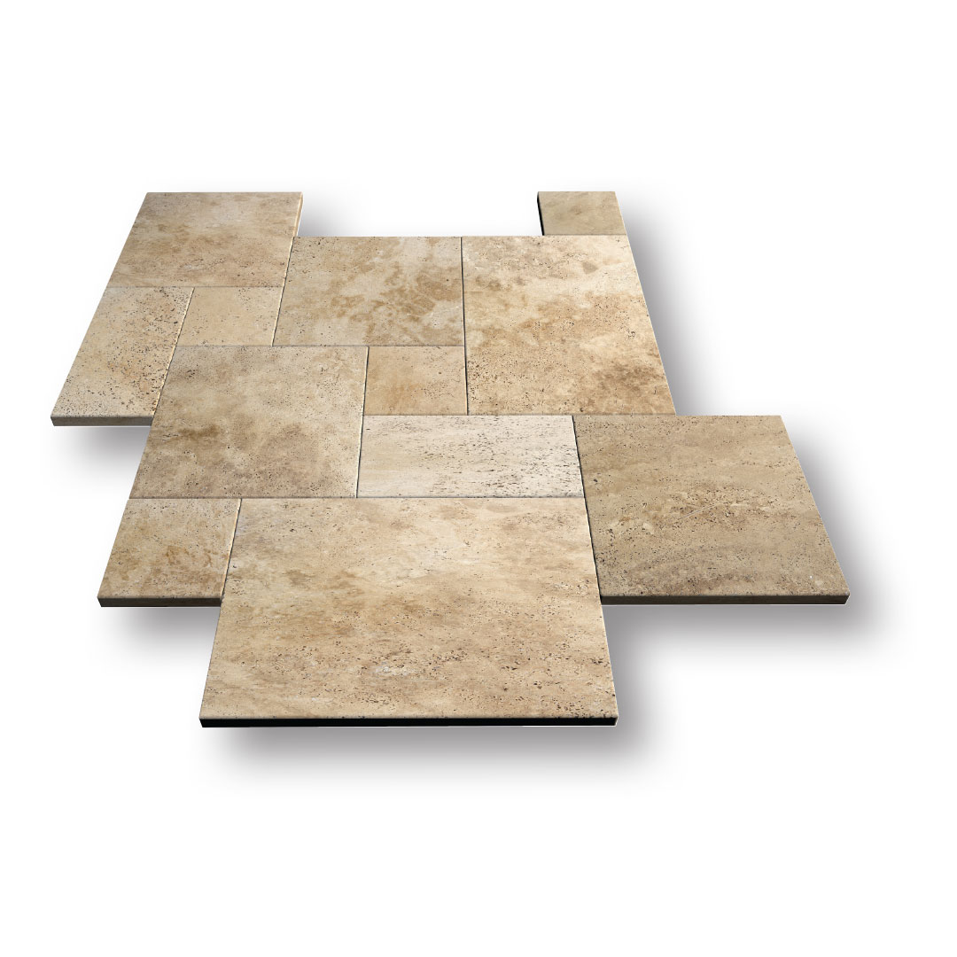 Light Walnut Travertine Paver