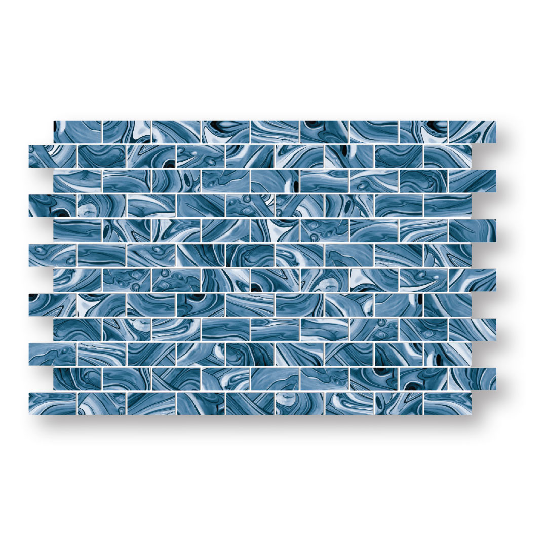 mexico glass mosaic 1x2