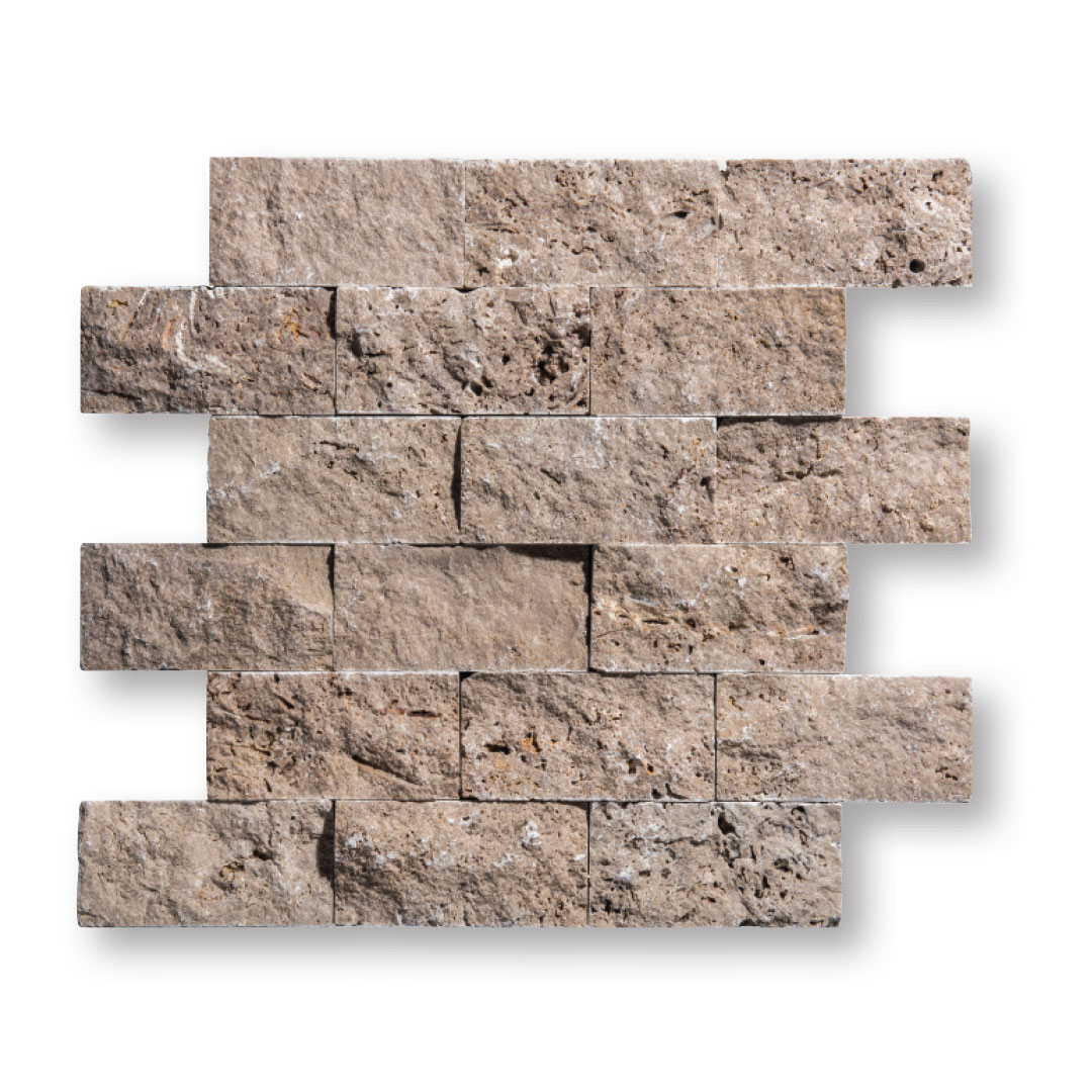 Travertine Mosaic 2x4