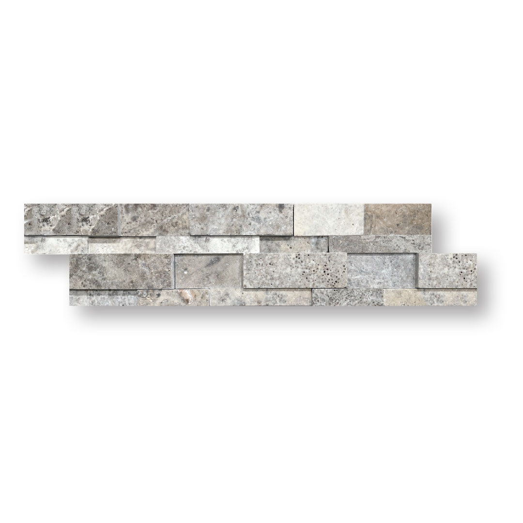 Silver Honed Ledger Mosaic