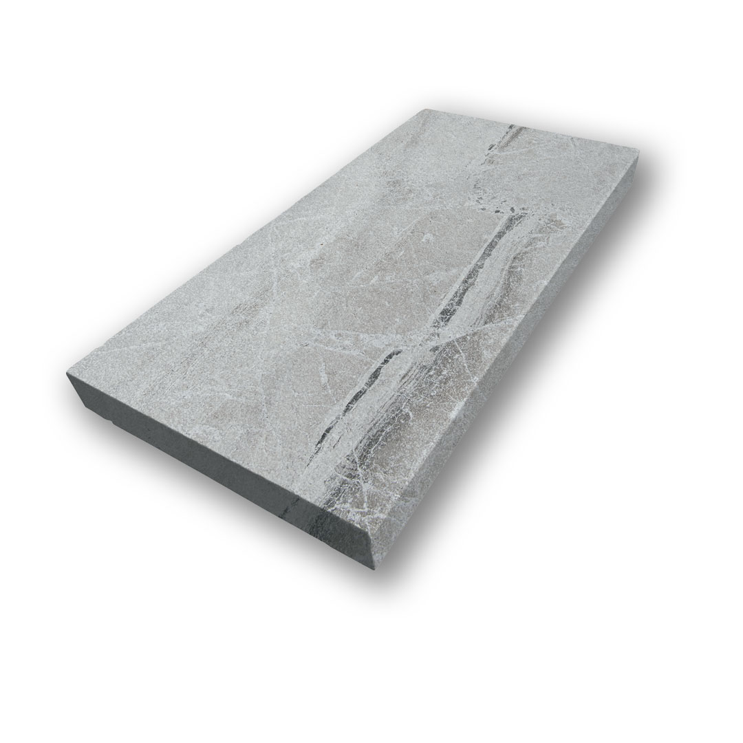 Grey Marble Eased Edge Coping