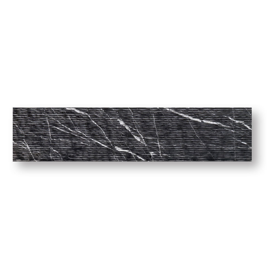 Toros Black Marble Plank 6x24