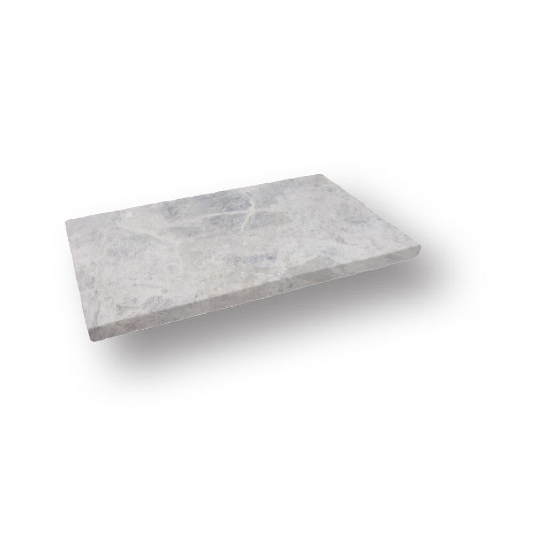 Thunder Grey Marble Tumbled pool coping