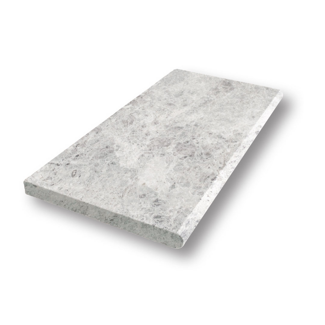 Tundra Grey Marble Tumbled Pool Coping